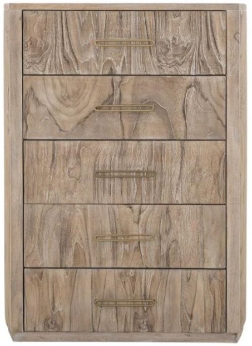International Furniture Direct Balam Stained White Chest-3