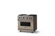 Viking® 5 Series 36" Nantucket Pro Style Gas (NG) Range with Polished Chrome Trim-2
