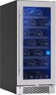 Zephyr Brisas 4.0 Cu. Ft. Stainless Steel Wine Cooler-1