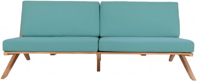 Meridian Furniture Tahiti Sea Blue Fabric Outdoor Sofa-1