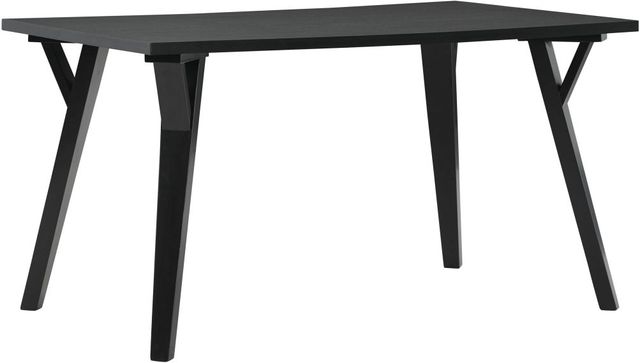 Signature Design by Ashley® Otaska Black Rectangular Dining Table-0