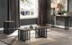 ACME Furniture Zudora Antique Oak Sofa Table with Black Base-4