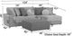 Jackson Furniture Canyon 3-Piece Fawn/Umber Right-Arm Facing Sectional and Ottoman-2