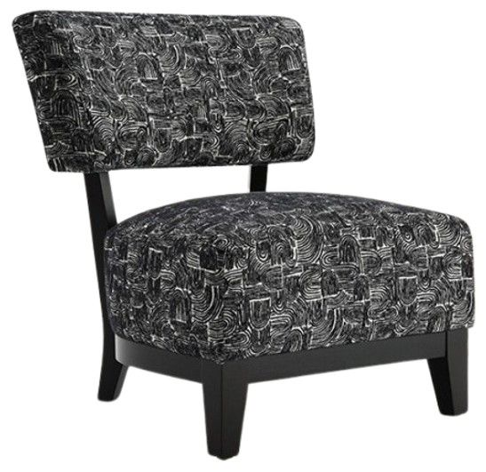 Furniture of America® Aveni Black Accent Chair-0