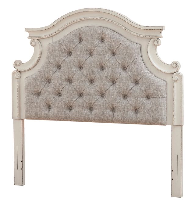 Signature Design by Ashley® Realyn Chipped White Full Headboard-0
