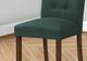 Monarch Specialties Inc. 2-Piece Blue/Walnut 38" Upholstered Dining  Side Chairs Set-1