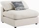 Coaster® Elevations Serene Upholstered Beige Armless Chair-2