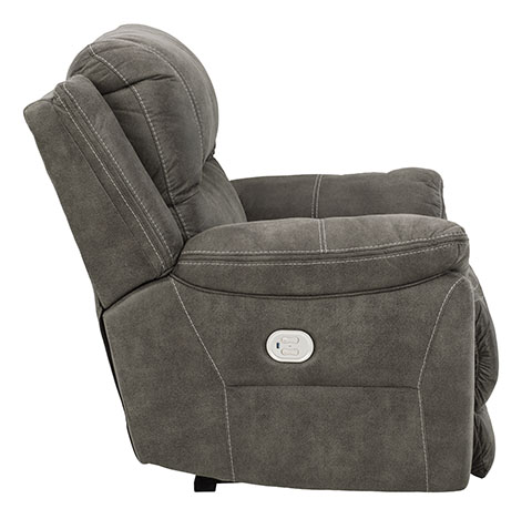 Signature Design by Ashley Cranedall Quarry Oversized Power Recliner Walker Furniture Mattress Nevada