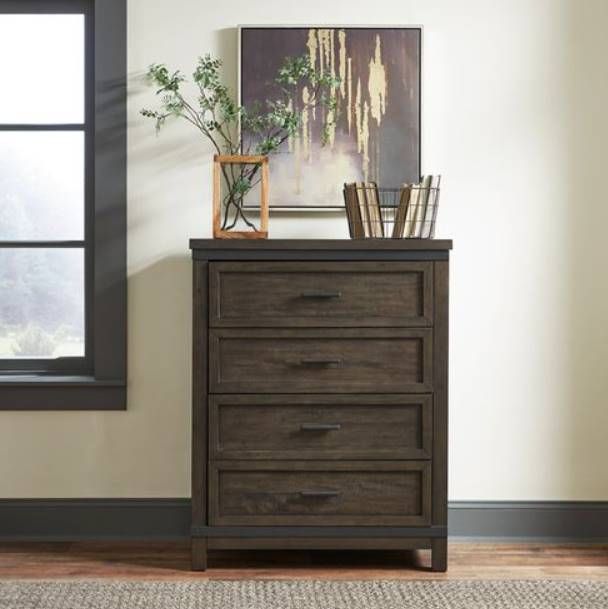 Liberty Furniture Thornwood Hills Rock Beaten Gray Chest-2