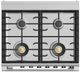 Fisher & Paykel 30" Black Pro Style Dual Fuel Range-1