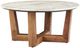 Crestview Collection Gray Cocktail Table with Brown Base-0