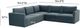 TOV Furniture Willow 5-Piece Blue Modular Sectional-2