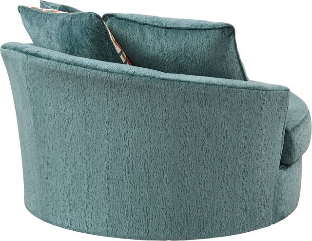 Ashley® Laylabrook Teal Oversized Swivel Accent Chair-3