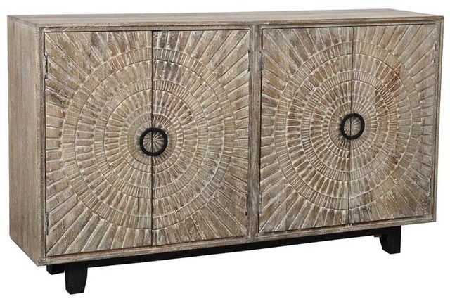 Classic Home Vivienne Distressed Taupe Sideboard-0