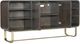 Hooker® Furniture Commerce and Market Metropolitan Dark Wood/Gold Credenza-2