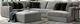 Jackson Furniture Carlsbad 4-Piece Charcoal U-Shape Right-Arm Facing Sectional and Chaise-0