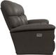 La-Z-Boy® Mateo Charcoal Leather Power Reclining Loveseat with Headrest-2