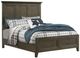 Intercon San Mateo Gray Youth Full Panel Bed-0