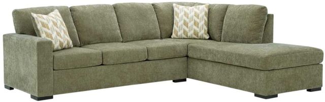 Signature Design by Ashley® Bridgepoint 2-Piece Moss Sleeper Sectional and Chaise-0