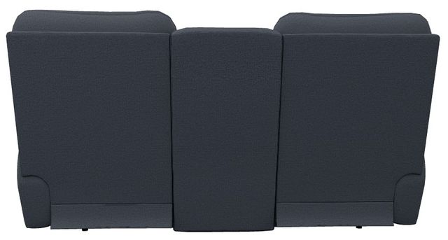 La-Z-Boy® Brooks Midnight Power Reclining Loveseat with Console and Headrest-3