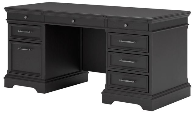 Signature Design by Ashley® Beckincreek 3-Piece Black Office Desk Set-3
