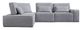 VIG Furniture Divani Casa Chapel Light Gray Fabric Sectional Sofa with Ottoman-2