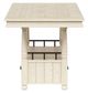 Bernards Bellamy Lane Whitewash Counter Height Dining Table-2