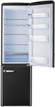 Unique® Appliances Classic Retro 22" 8.7 Cu. Ft. Midnight Black Counter Depth Bottom Freezer Refrigerator-2