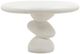 Dovetail Furniture Serenade White Concrete Outdoor Dining Table-0