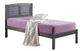 Donco Kids Antique Grey Twin Louver Bed-0