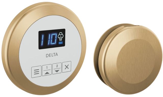 Delta SteamScape™ Classic System Lumicoat® Champagne Bronze Round Steam Package-0