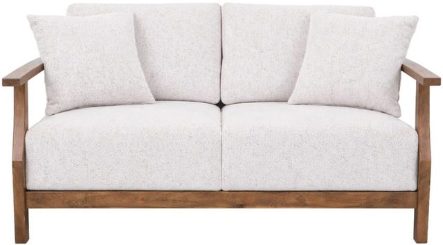 International Furniture Direct Forest Beige/Brown Loveseat-1