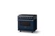 Viking® 5 Series 36" Slate Blue Pro Style Dual Fuel (NG) Range with Polished Chrome Trim-2