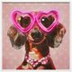 Stylecraft LED Neon Puppy Pink Wall Art-1