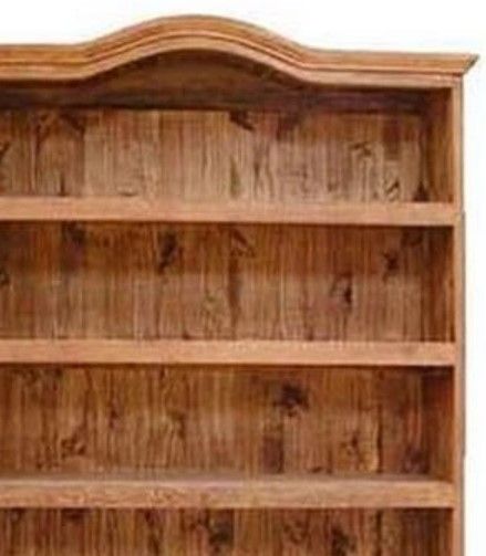Million Dollar Rustic Brown 3-Drawer Bookcase-1