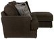 Jackson Furniture Galaxy 2-Piece Chocolate Right-Arm Facing Loveseat Sectional and Chaise-2