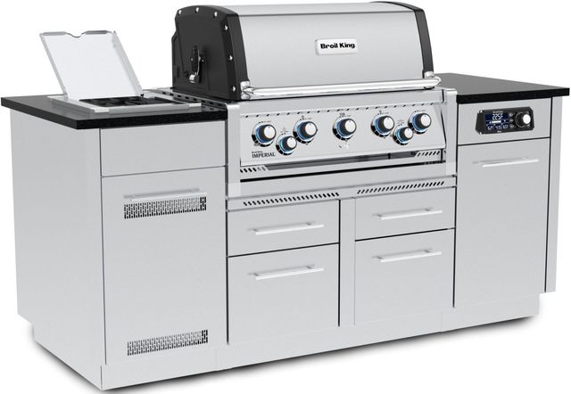 Broil King® Imperial™ QS 590i 5-Burner Stainless Steel Built In Natural Gas Grill-2
