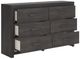 Signature Design by Ashley® Delmorta Dark Gray Dresser-1