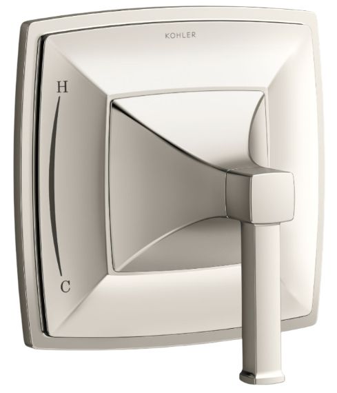 KOHLER® Riff® Rite-Temp® Vibrant Polished Nickel Valve Trim-0