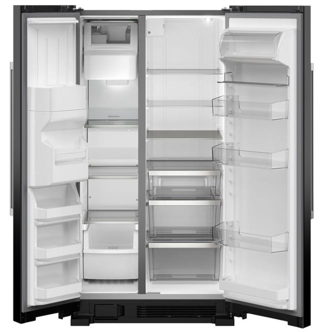 Maytag® 36" 24.5 Cu. Ft. Black Side by Side Refrigerator -1