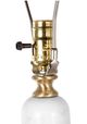 A & B Home Gold/White 15" Table Lamp-4
