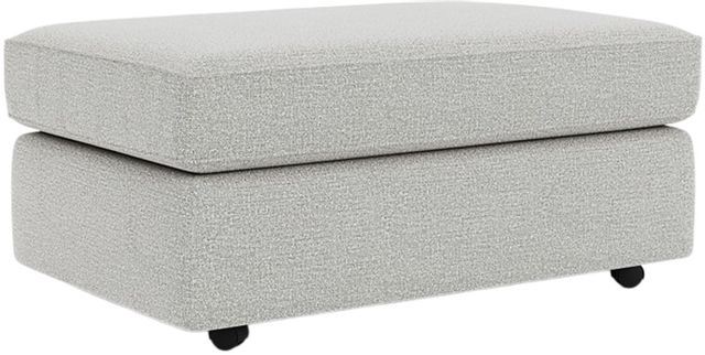 Flexsteel® Customizable Vail Cocktail Ottoman with Casters-2