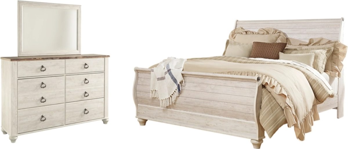 Willowton 3 Piece Sleigh Bed Willowton 3 Piece Sleigh Bed