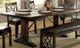 Furniture of America® Paulina Rustic Walnut Dining Table-0