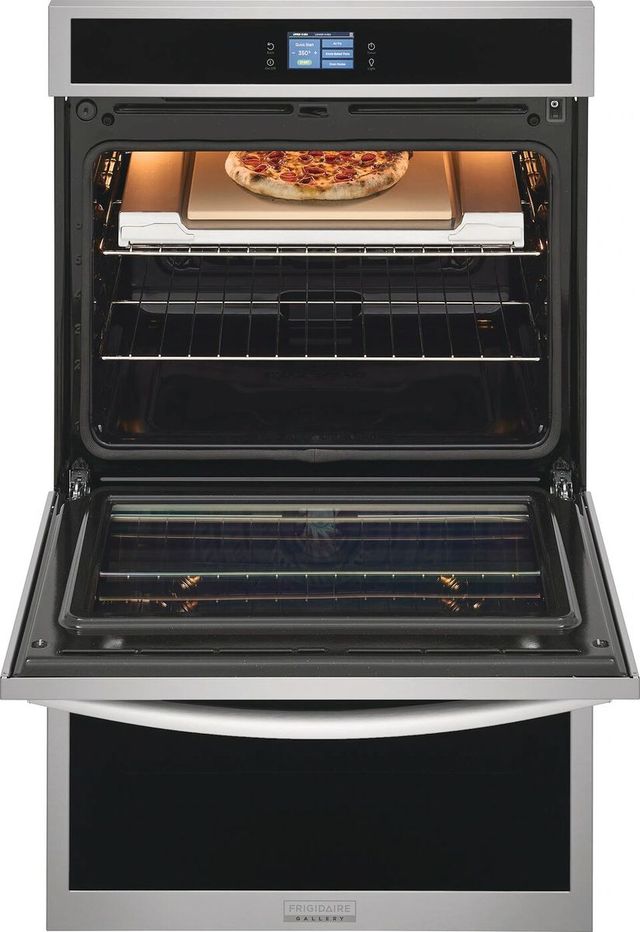 Frigidaire Gallery® 30" Smudge-Proof® Stainless Steel Double Electric Wall Oven with Stone-Baked Pizza-4