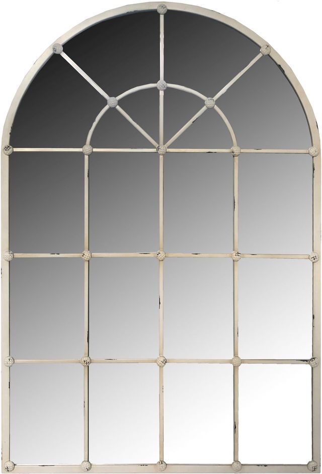Signature Design by Ashley® Oengus Antique White Accent Mirror-0