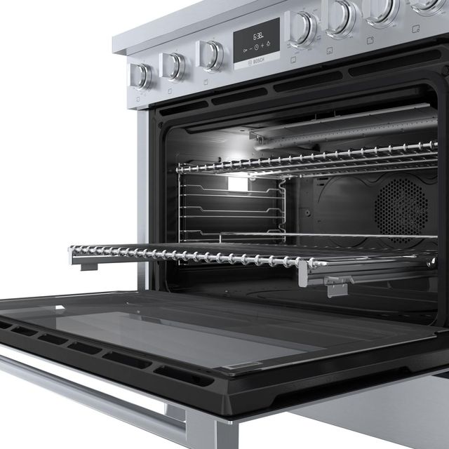 Bosch® 800 Series 36" Stainless Steel Pro Style Dual Fuel Range-4