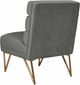 TOV Furniture Kelly Slub Grey Velvet Chair-2