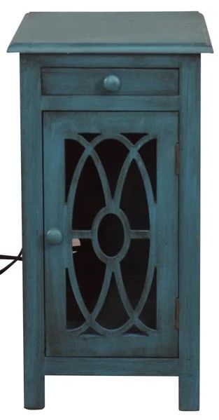 StyleCraft Teal Side Table | Brownie Furniture | Virginia, MN