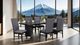 Furniture of America® Easingwold 7-Piece Black Dining Table Set-0